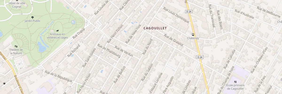 Plan du 4 Rue de Boston à Cognac