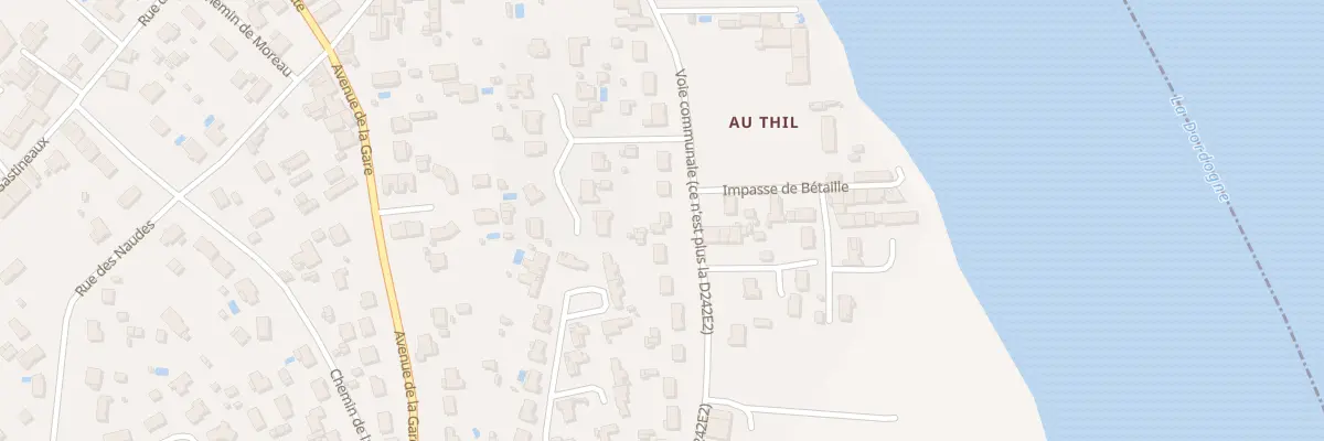 Plan du 20 Av du Thil à Vayres