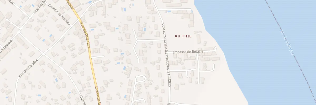 Plan du 18 Av du Thil à Vayres