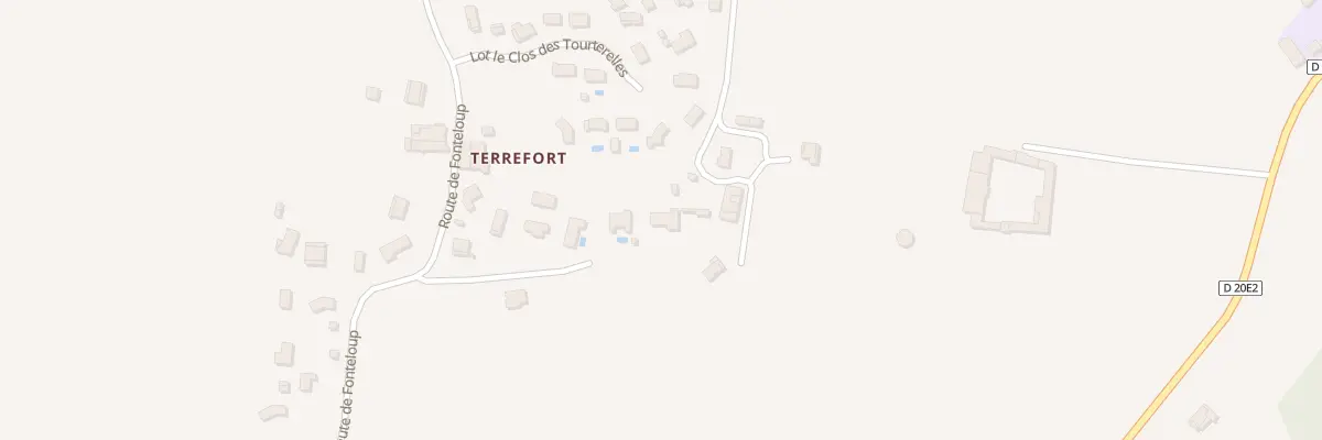 Plan du 10 Che de Terrefort à Baron