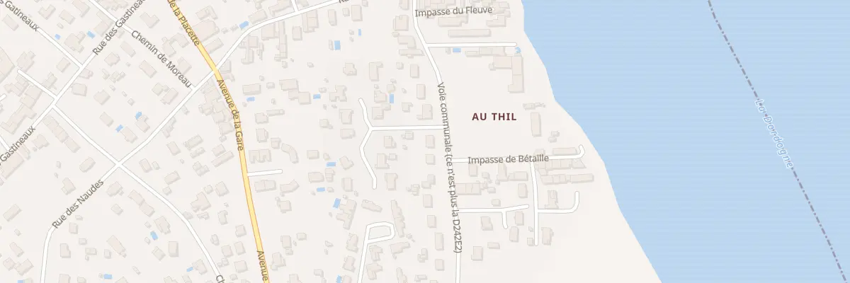 Plan du 16 Av du Thil à Vayres