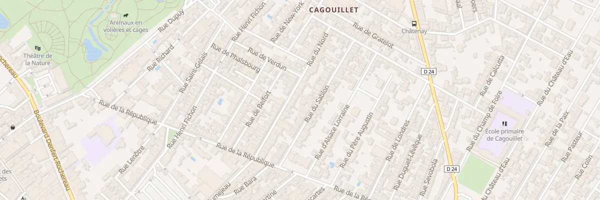 Plan du 24 Rue du Nord à Cognac