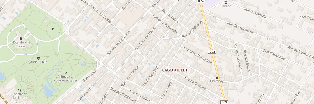 Plan du 150 Rue Henri Fichon à Cognac