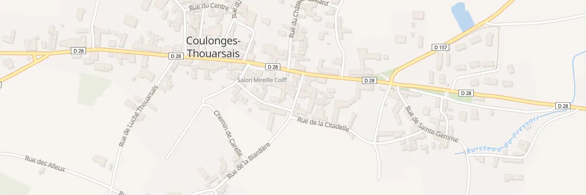Plan du 5130 Le Bourg à Coulonges-Thouarsais