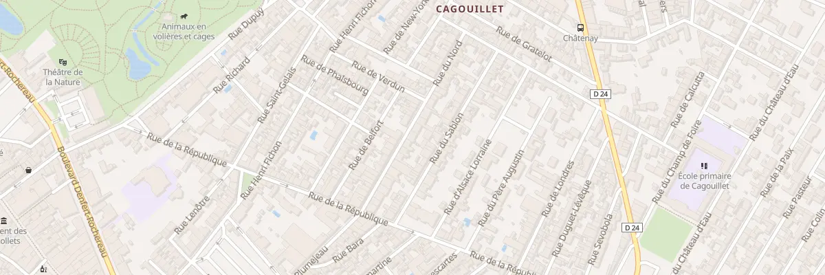 Plan du 22 Rue du Nord à Cognac