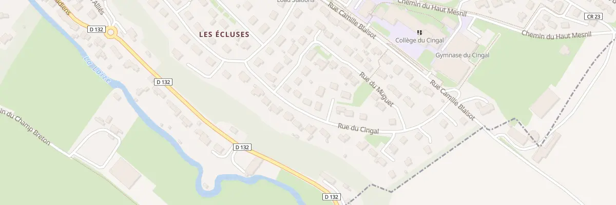 Plan du 7 Rue du Cingal à Bretteville-sur-Laize