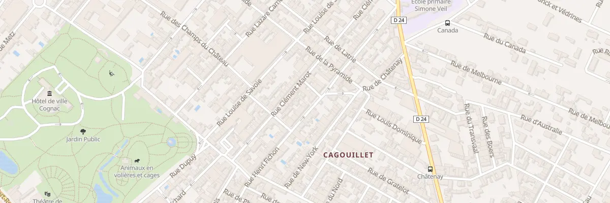 Plan du 149 Rue Henri Fichon à Cognac