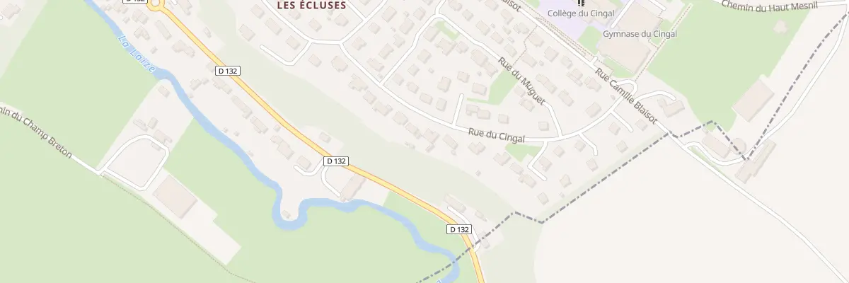 Plan du 12 Rue du Cingal à Bretteville-sur-Laize