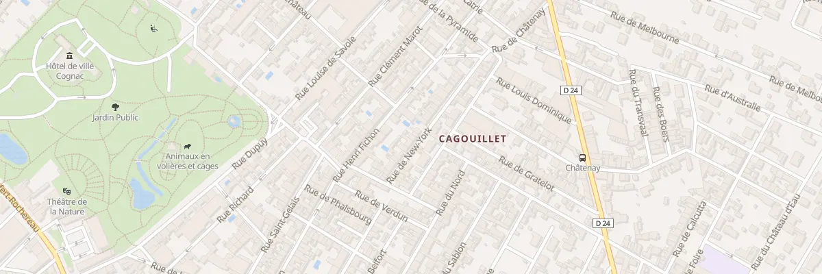 Plan du 19 Rue de New-york à Cognac