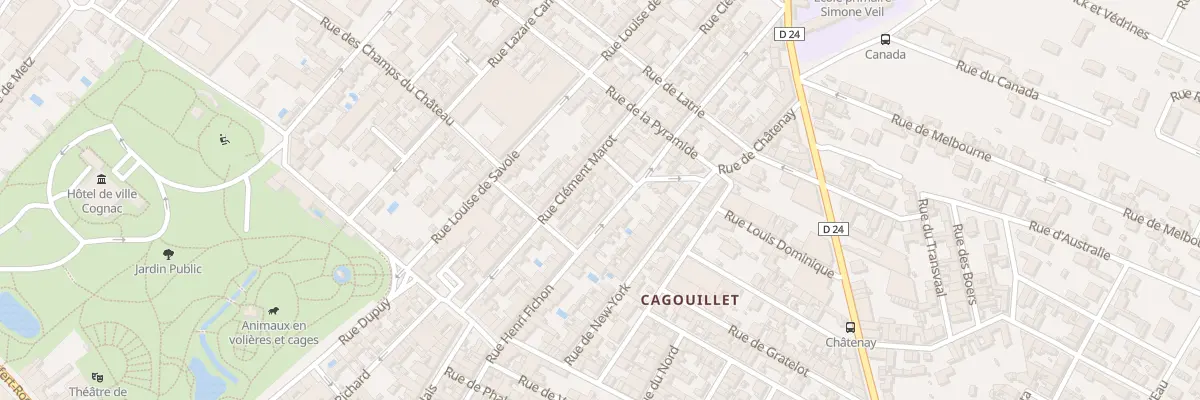Plan du 145 Rue Henri Fichon à Cognac