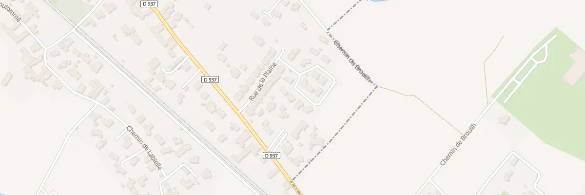 Plan du 6 Rue des Jardins de Marie à Aressy