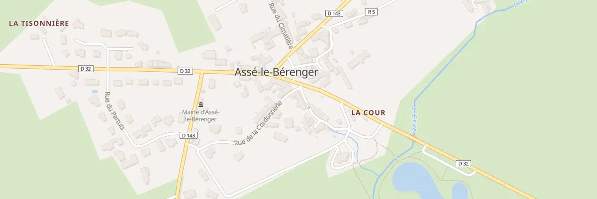 Plan du 2 Rue de la Fontaine à Assé-le-Bérenger