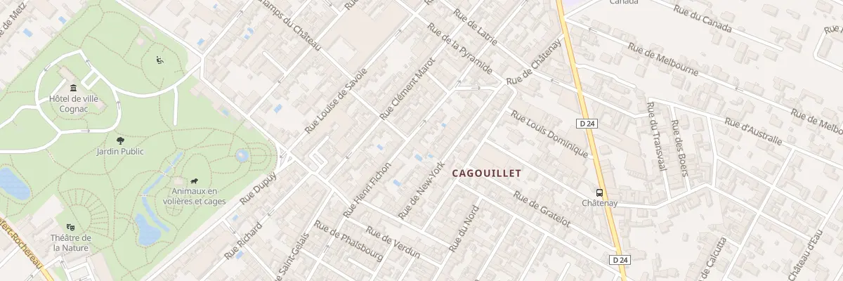 Plan du 144 Rue Henri Fichon à Cognac