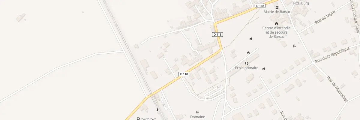 Plan du 24 Av du General de Gaulle à Barsac