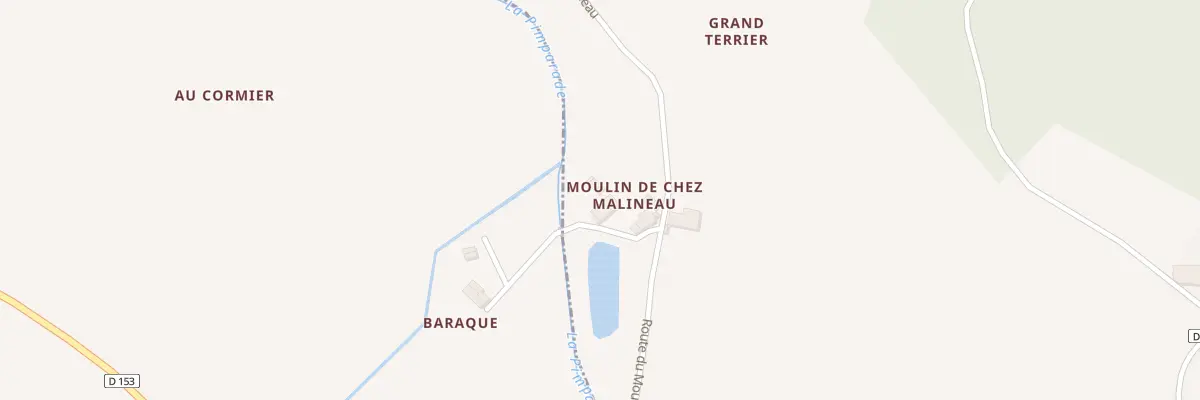 Plan du 5006 Moulin de chez Malineau à Messac
