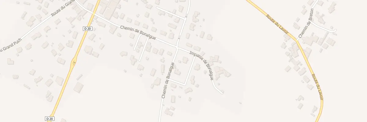 Plan du 1 Bonalgue-Sud à Saint-Germain-du-Puch
