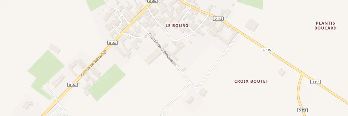 Plan du 29 Che de la Procession à La Villedieu
