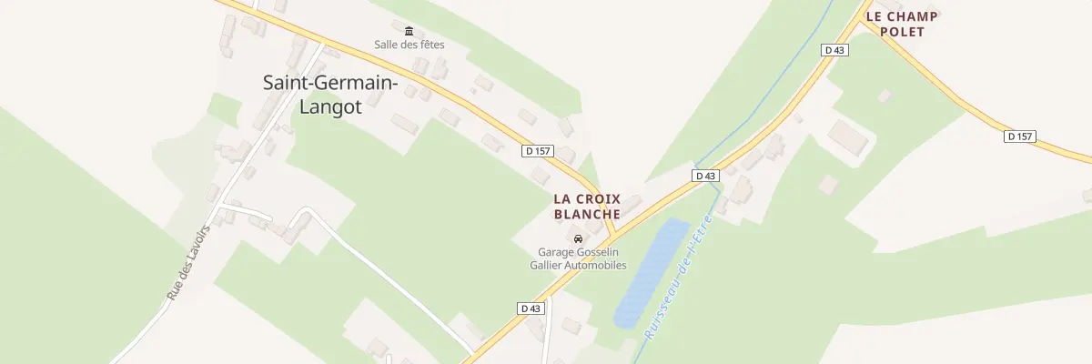 Plan du 1 Rte de la Libération à Saint-Germain-Langot