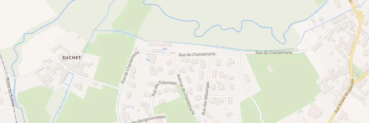 Plan du 20 Av de Chantemerle à Matha