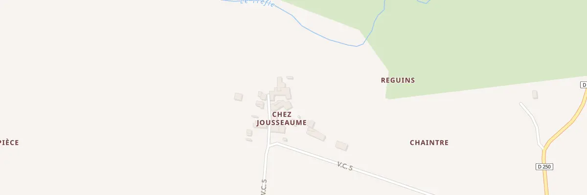 Plan du 8 Chez Joussaume à Saint-Ciers-Champagne