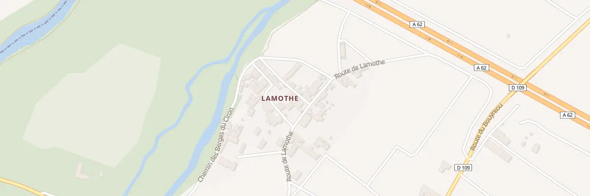 Plan du 14B Lamothe à Preignac