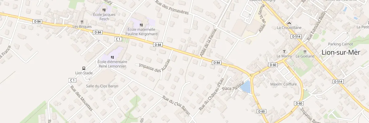 Plan du 15 Rue Victor Hugo à Lion-sur-Mer