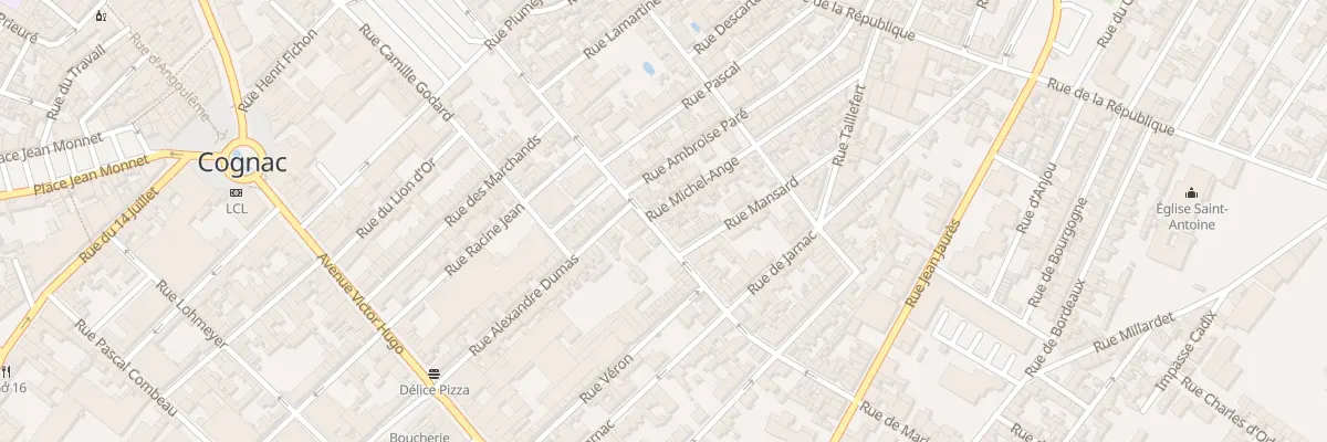 Plan du 67 Rue de Marignan à Cognac