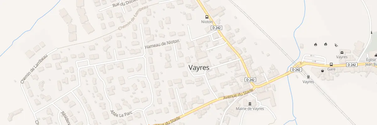 Plan du 30B Lot du Hameau de Nioton à Vayres