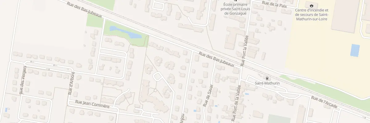 Plan du 13 Rue d’Anjou (St Mathurin S L) à Loire-Authion