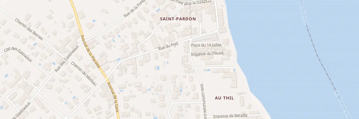 Plan du 4 Av du Thil à Vayres