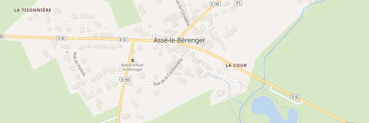 Plan du 1 Rue de la Cordonnerie à Assé-le-Bérenger