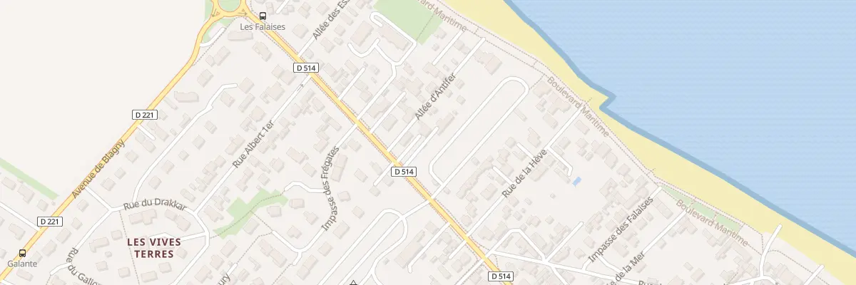 Plan du 8 Bd Anatole France à Lion-sur-Mer