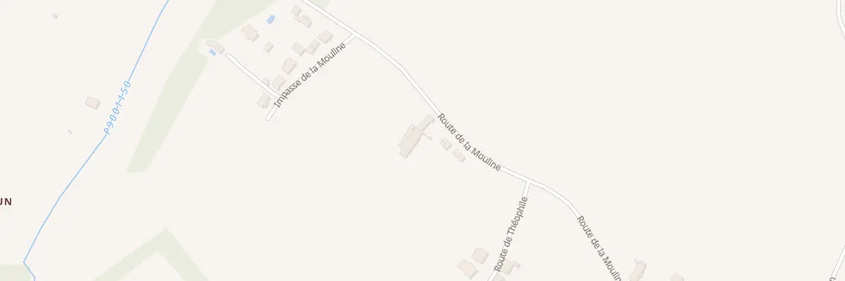 Plan du 22 Rte de la Mouline à Baron