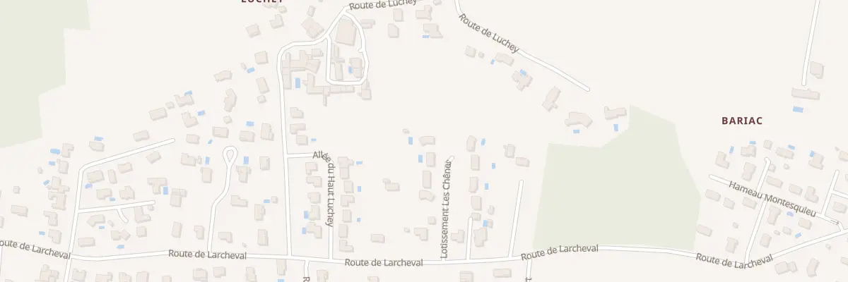 Plan du 3 Lot les Chenes à Baron