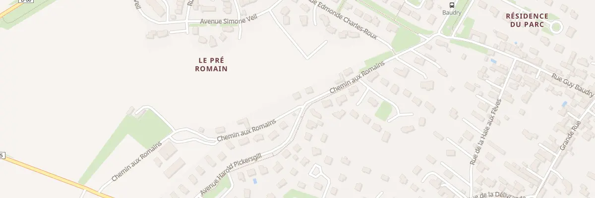 Plan de Che aux Romains à Hermanville-sur-Mer