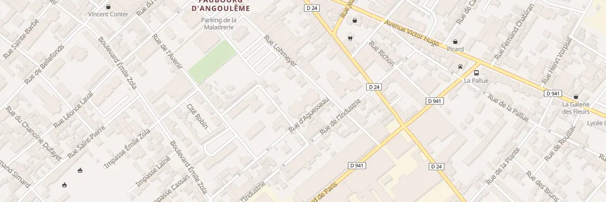 Plan du 2 Rue d’Aguesseau à Cognac