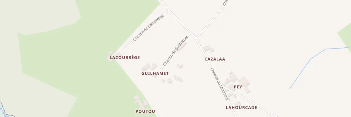 Plan du 3 Che de Guilhamet à Saint-Armou