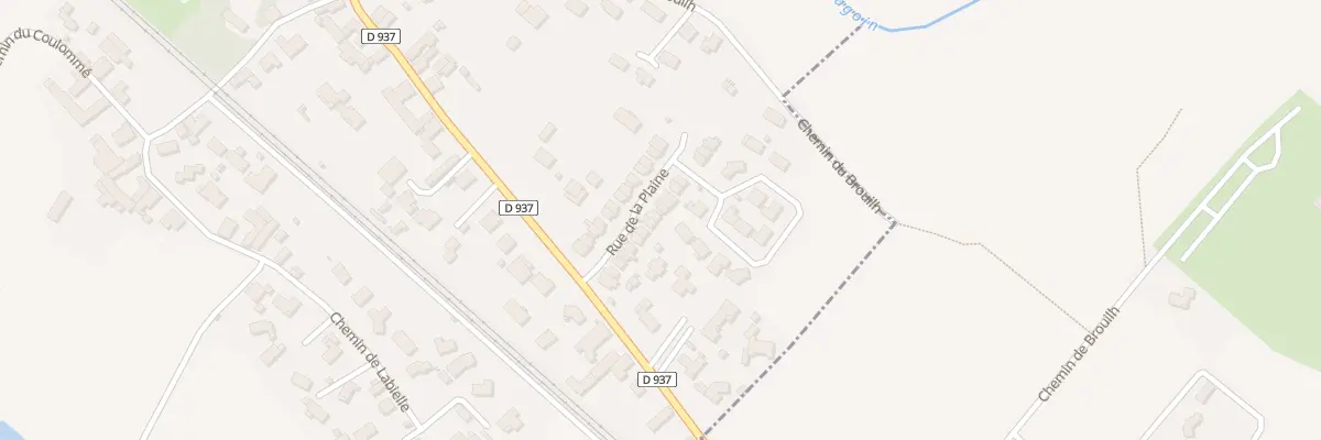 Plan du 18 Rue de la Plaine à Aressy