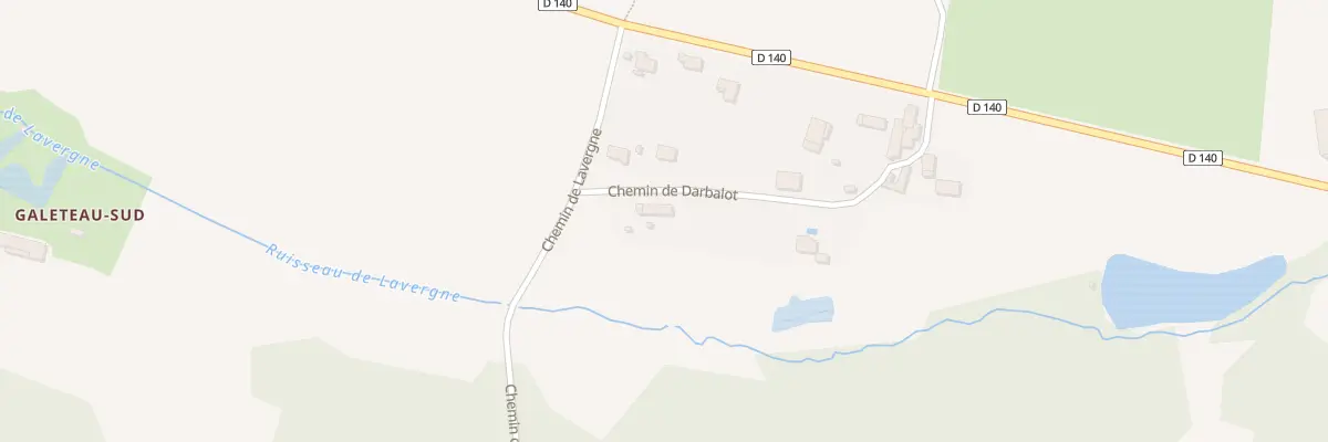 Plan du 89 Lavergne-Nord à Capian