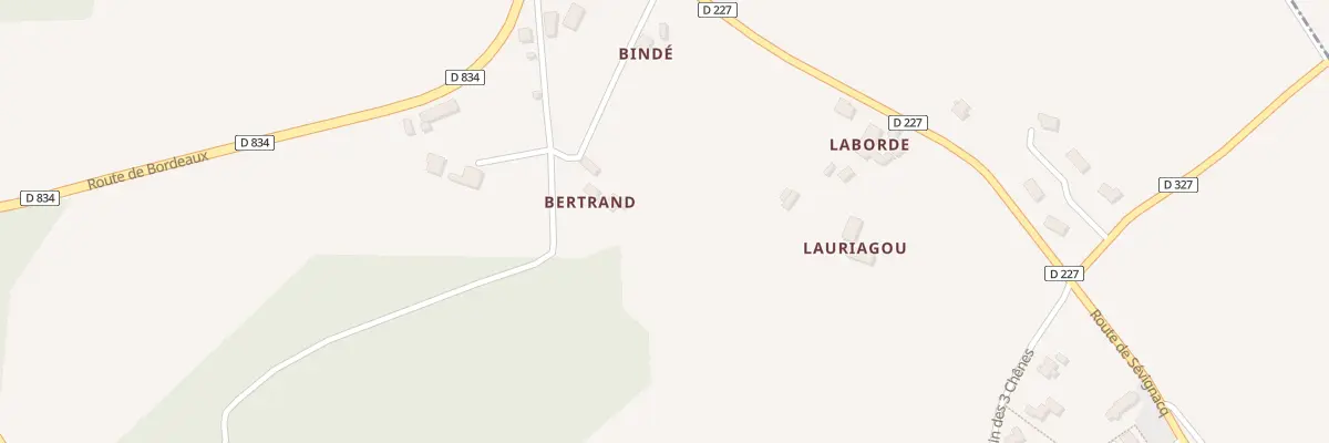 Plan du 9044 Che Binde à Auriac