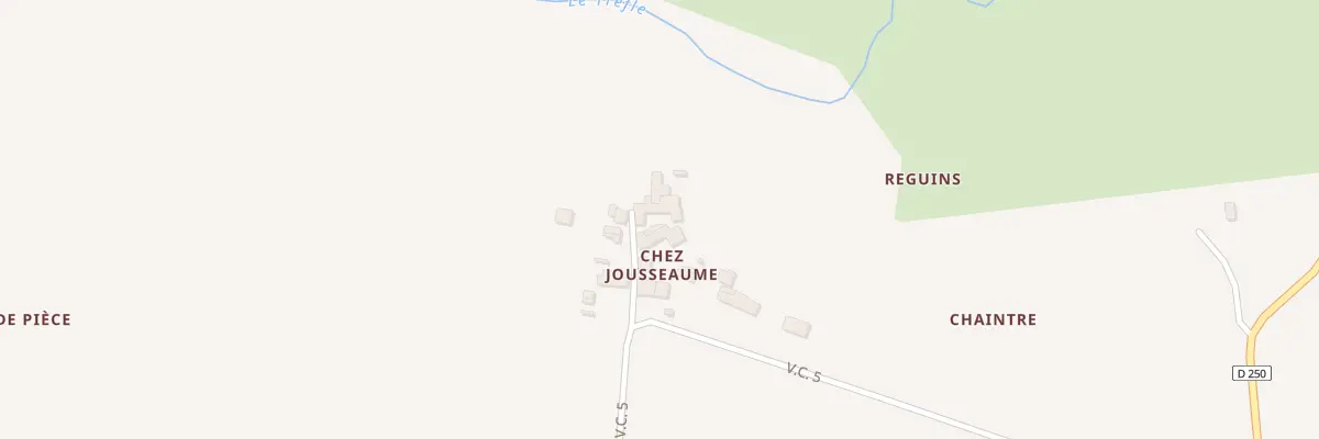 Plan de Chez Joussaume à Saint-Ciers-Champagne