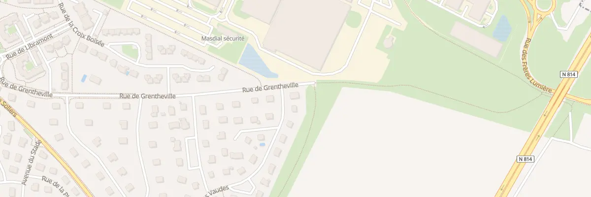 Plan du 42 Rue des Vaudes à Cormelles-le-Royal