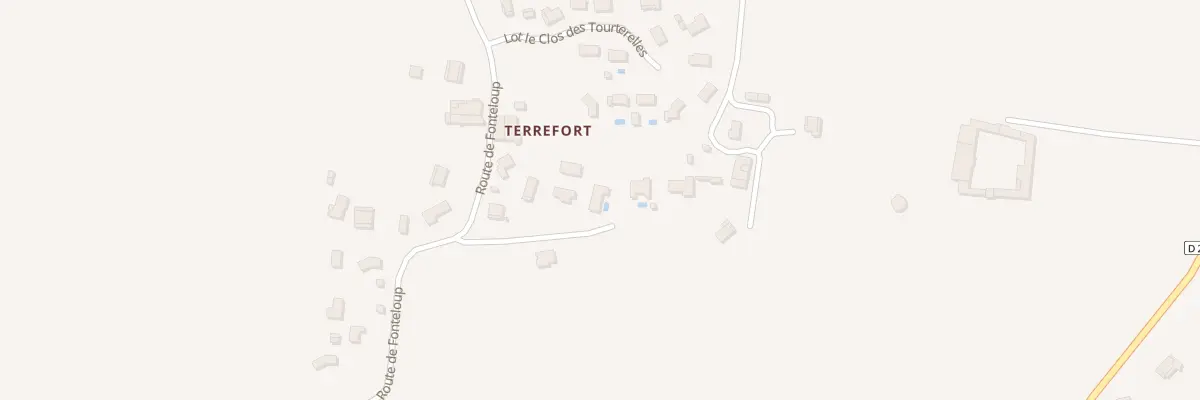 Plan du 23C Che de Terrefort à Baron