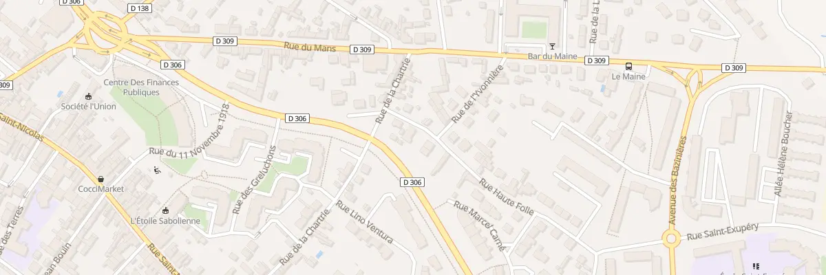 Plan du 64 Rue Haute Folie à Sablé-sur-Sarthe