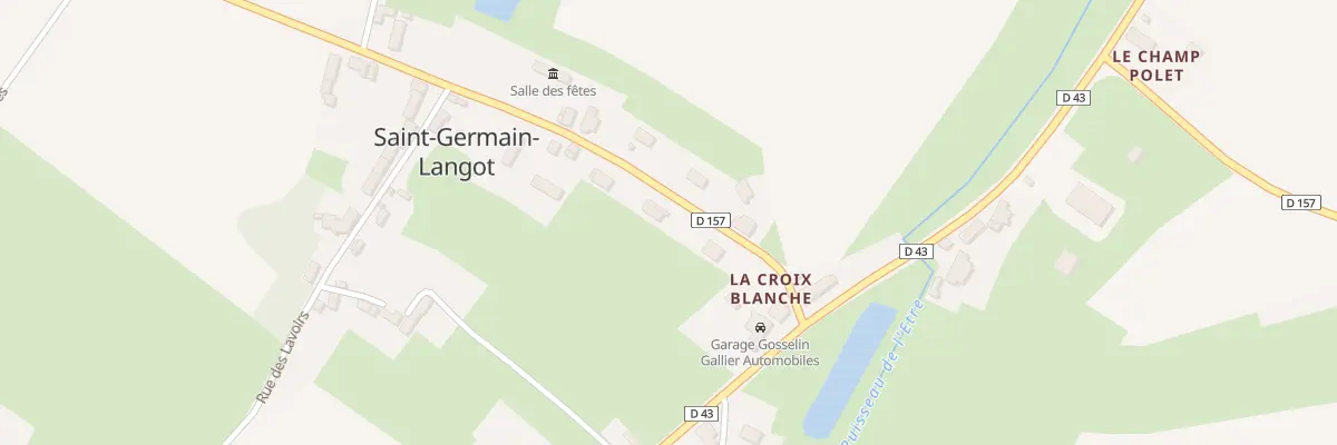 Plan du 3 Rte de la Libération à Saint-Germain-Langot