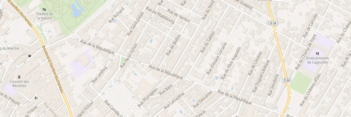 Plan du 17 Rue du Nord à Cognac