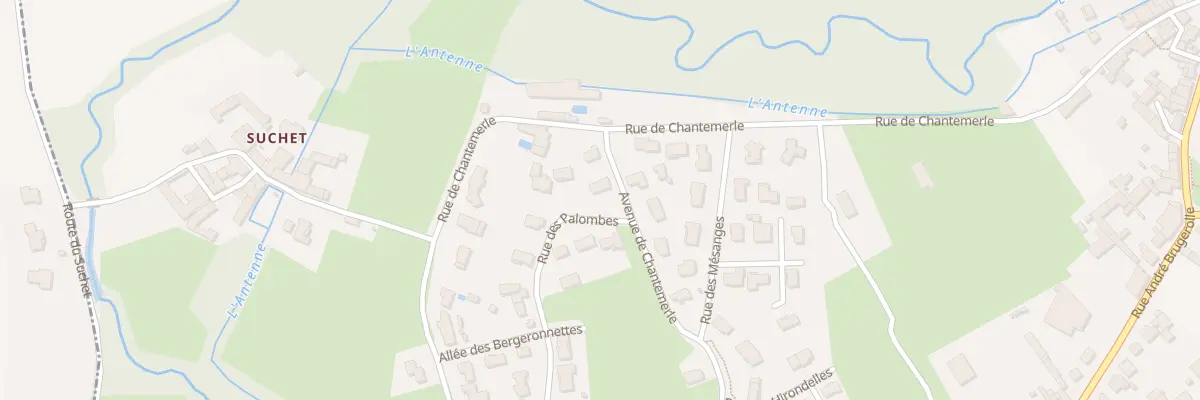 Plan du 2 Rue des Palombes à Matha