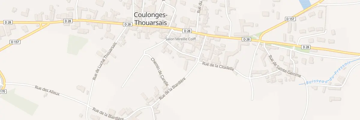 Plan du 6 Rue des Cailloux à Coulonges-Thouarsais