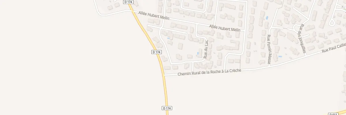 Plan du 25 Rue Joséphine Baker à La Crèche