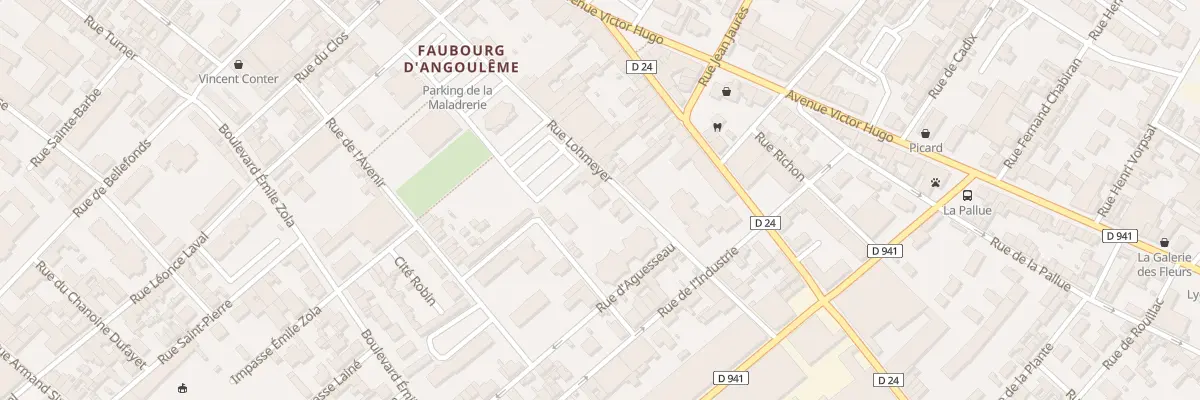 Plan du 92 Rue Lohmeyer à Cognac